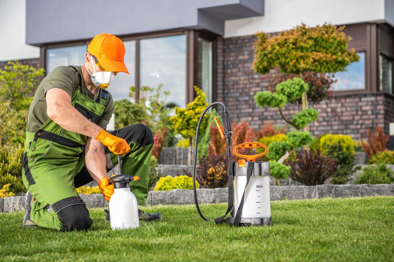 Pest Control Ottawa -Employee working in garden